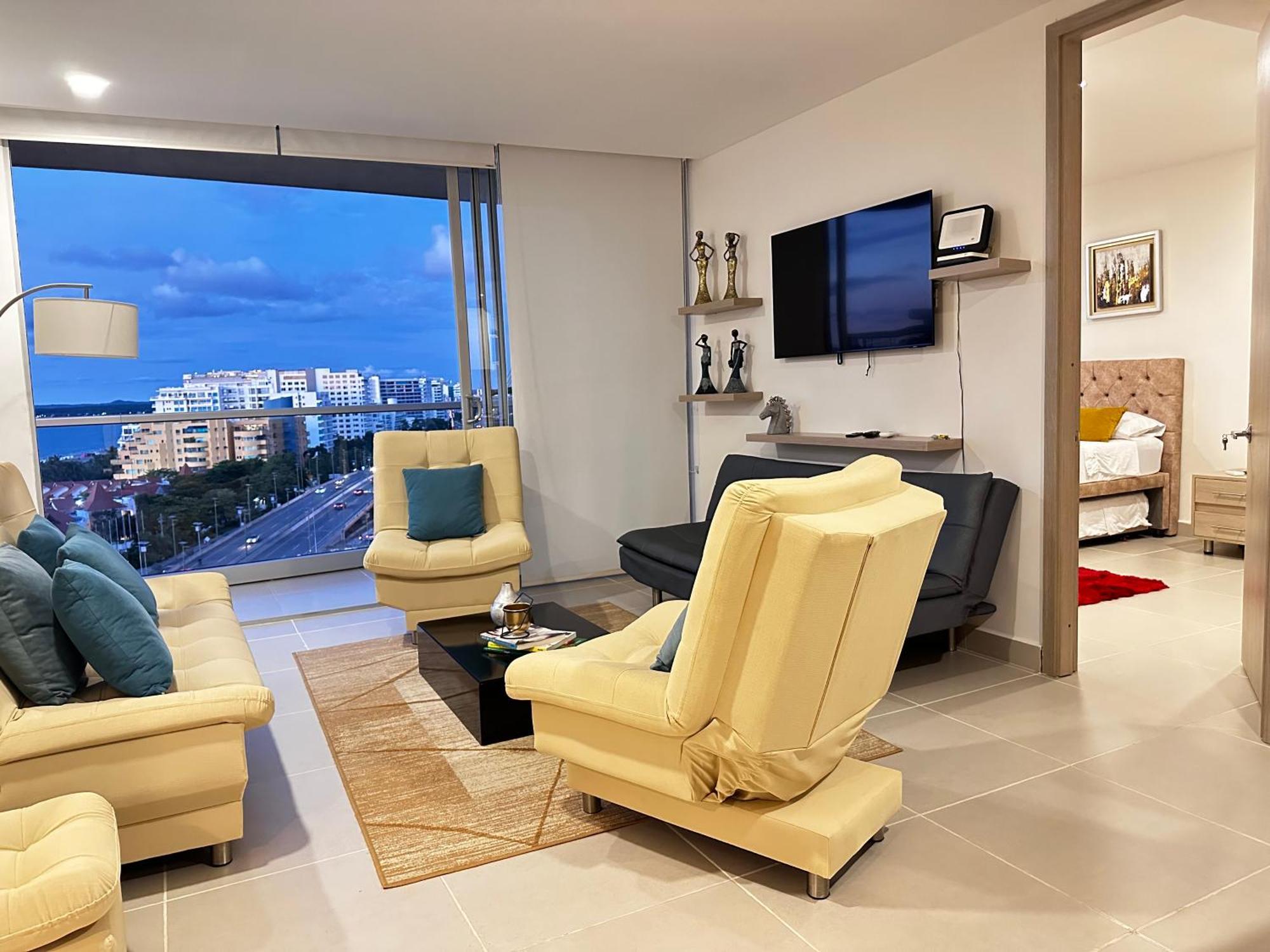 Appartamento Premium Hub Vista Al Mar 1303 Cartagena Esterno foto