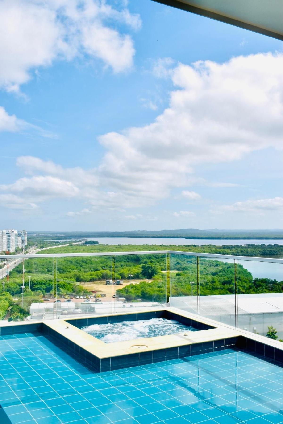 Appartamento Premium Hub Vista Al Mar 1303 Cartagena Esterno foto